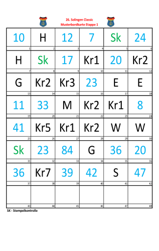 Etappe 1